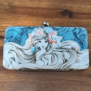Vintage Disney Ariel The Little Mermaid Metal Clasp Wallet
